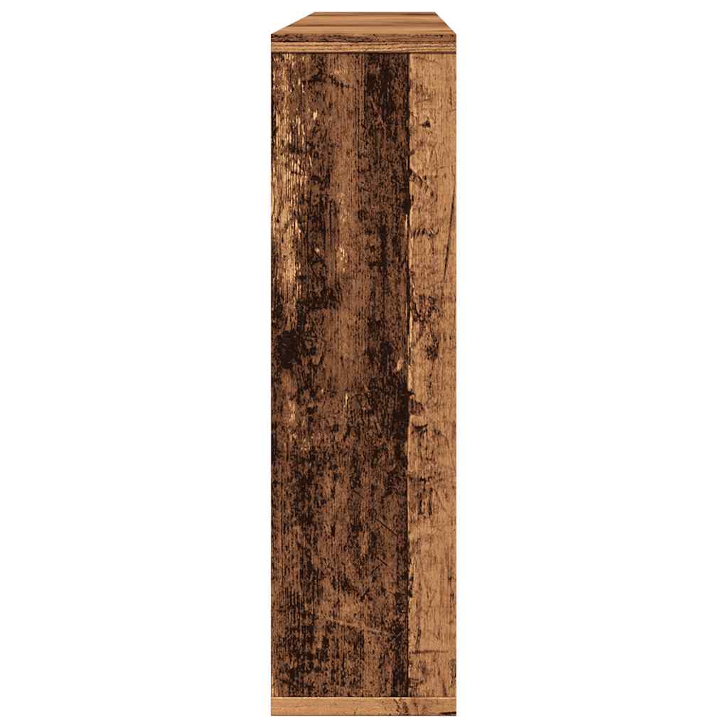 Armoire à miroir et LED vieux bois 76x15x55cm bois d'ingénierie - XIOS