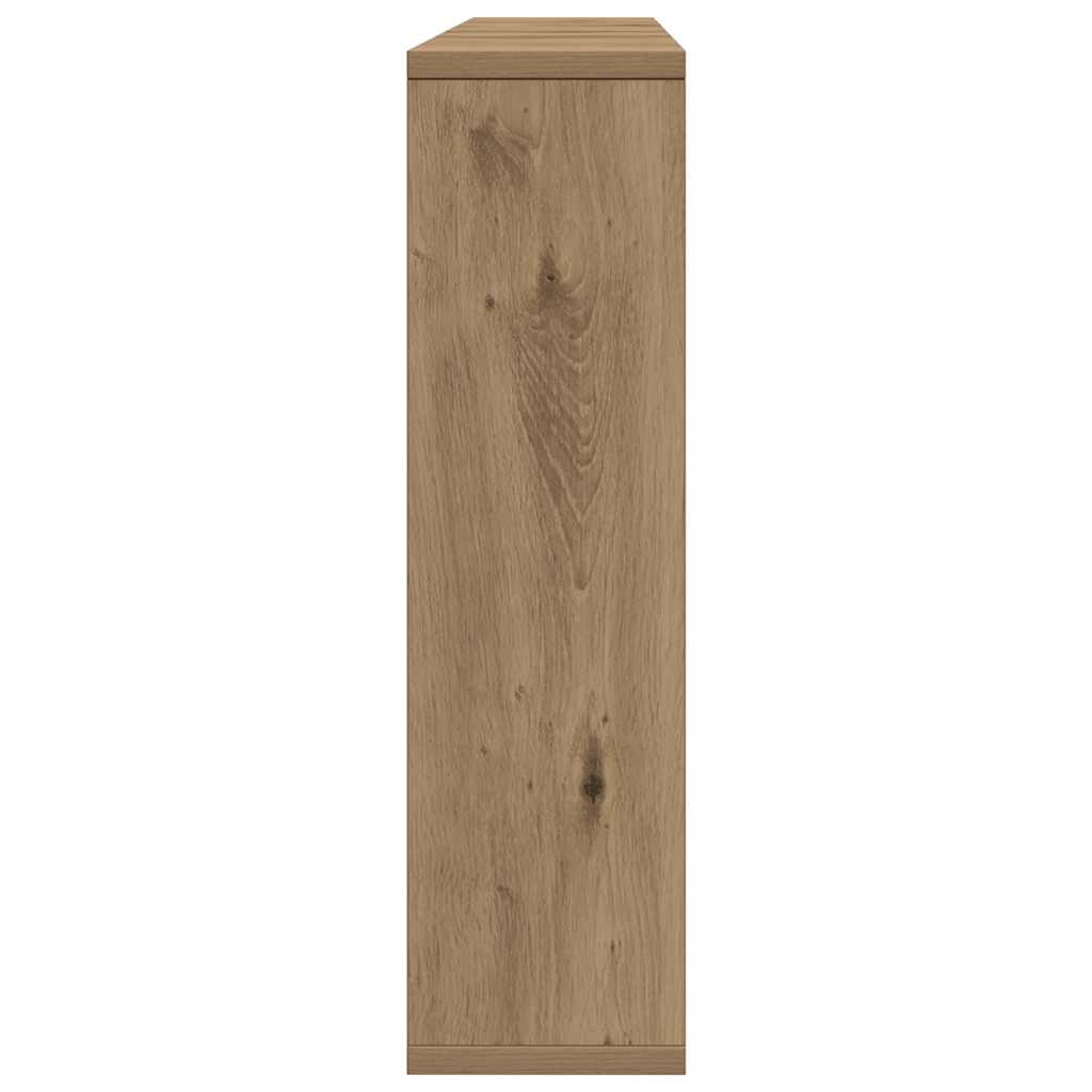 Armoire à miroir avec LED chêne artisanal 76x15x55 cm - XIOS