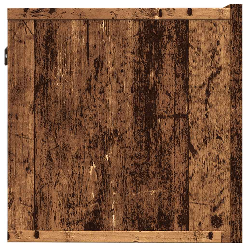 Meubles TV muraux 2 pcs vieux bois 80x30x30 cm - XIOS