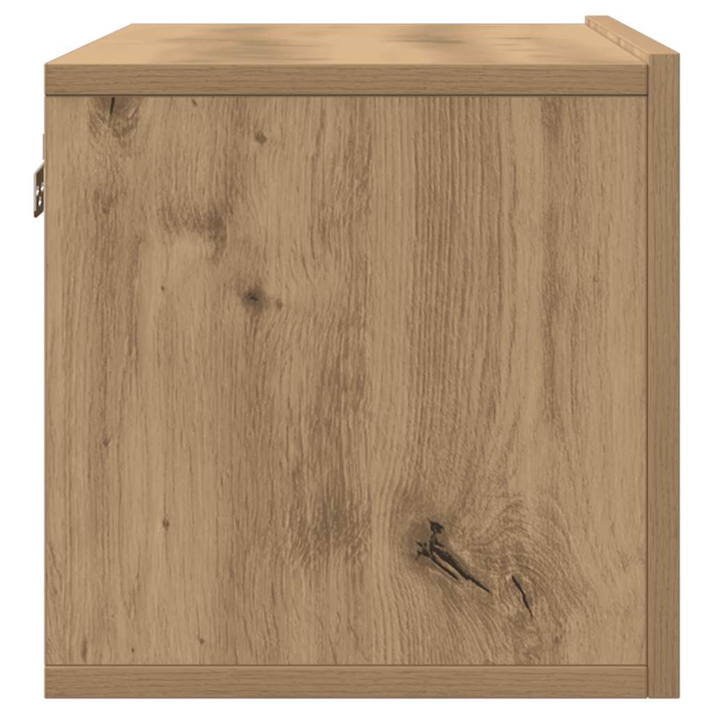 Meubles TV muraux 2 pcs chêne artisanal 80x30x30 cm - XIOS