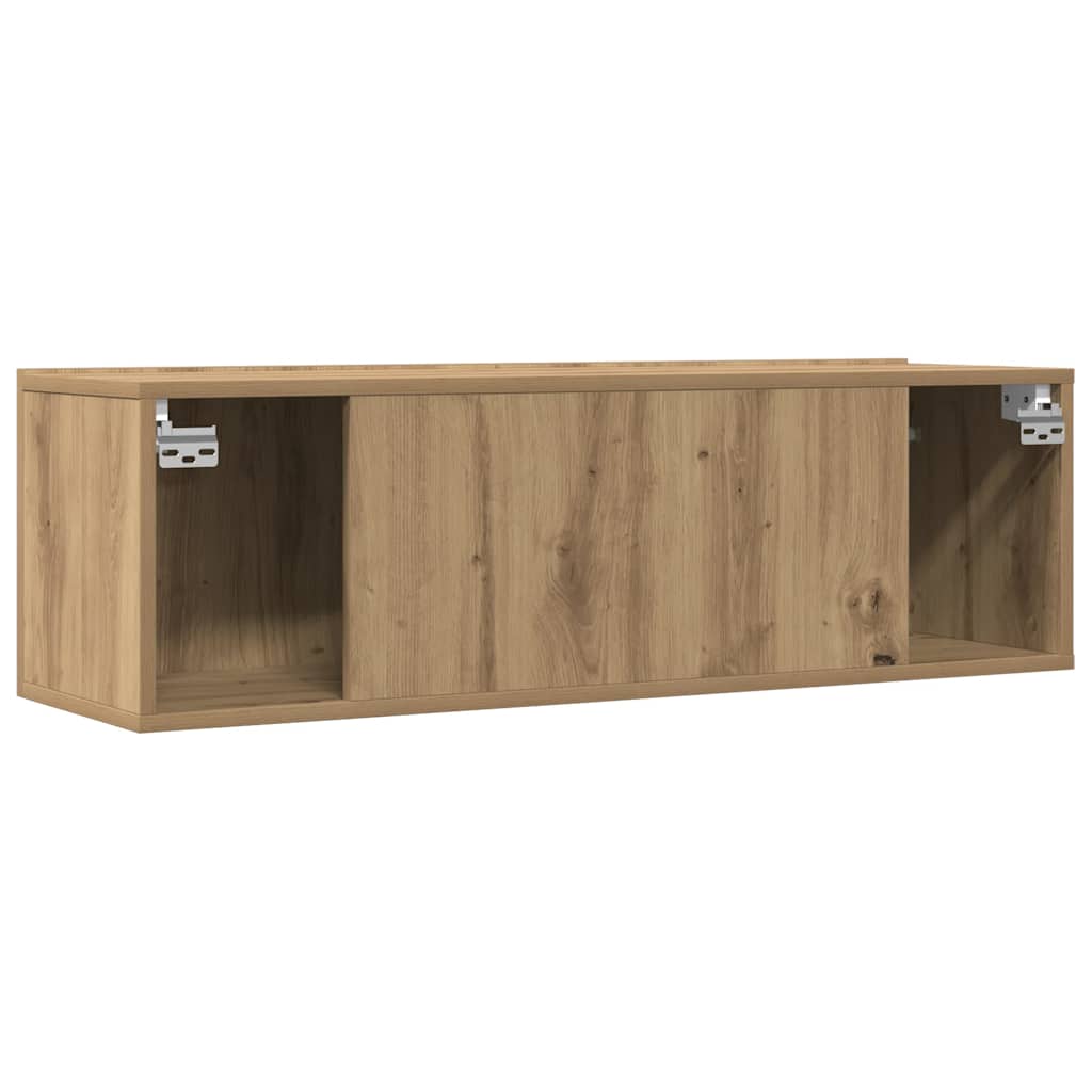 Meubles TV muraux 2 pcs chêne artisanal 100x30x30 cm - XIOS