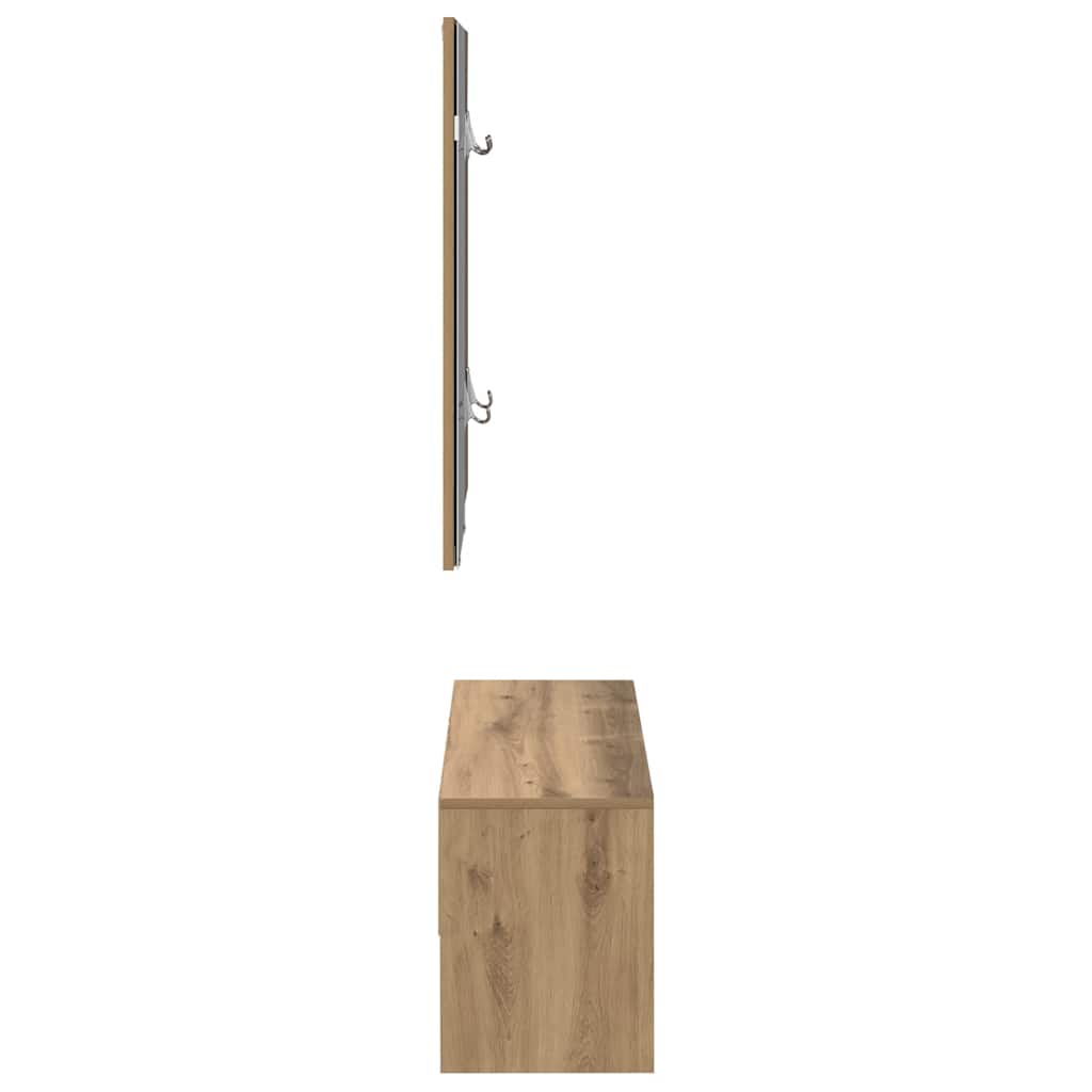Ensemble de meubles de couloir chêne artisanal bois ingénierie - XIOS
