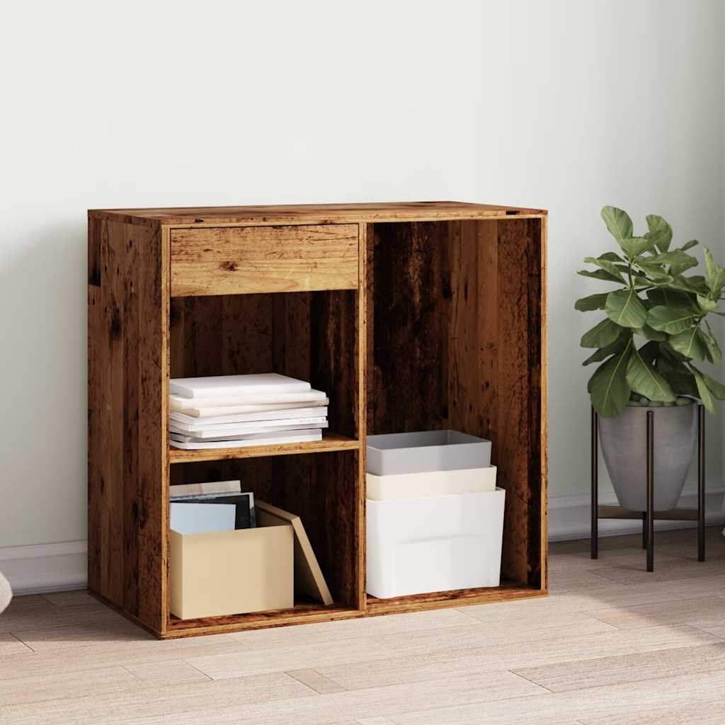 Armoire à cosmétiques vieux bois 80x40x75 cm bois d'ingénierie - XIOS