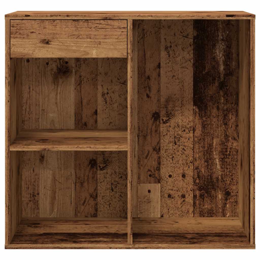 Armoire à cosmétiques vieux bois 80x40x75 cm bois d'ingénierie - XIOS