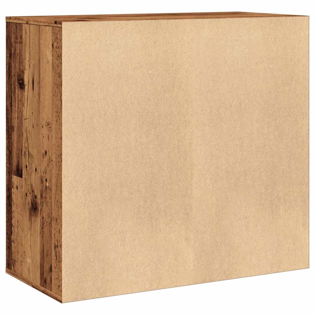 Armoire à cosmétiques vieux bois 80x40x75 cm bois d'ingénierie - XIOS