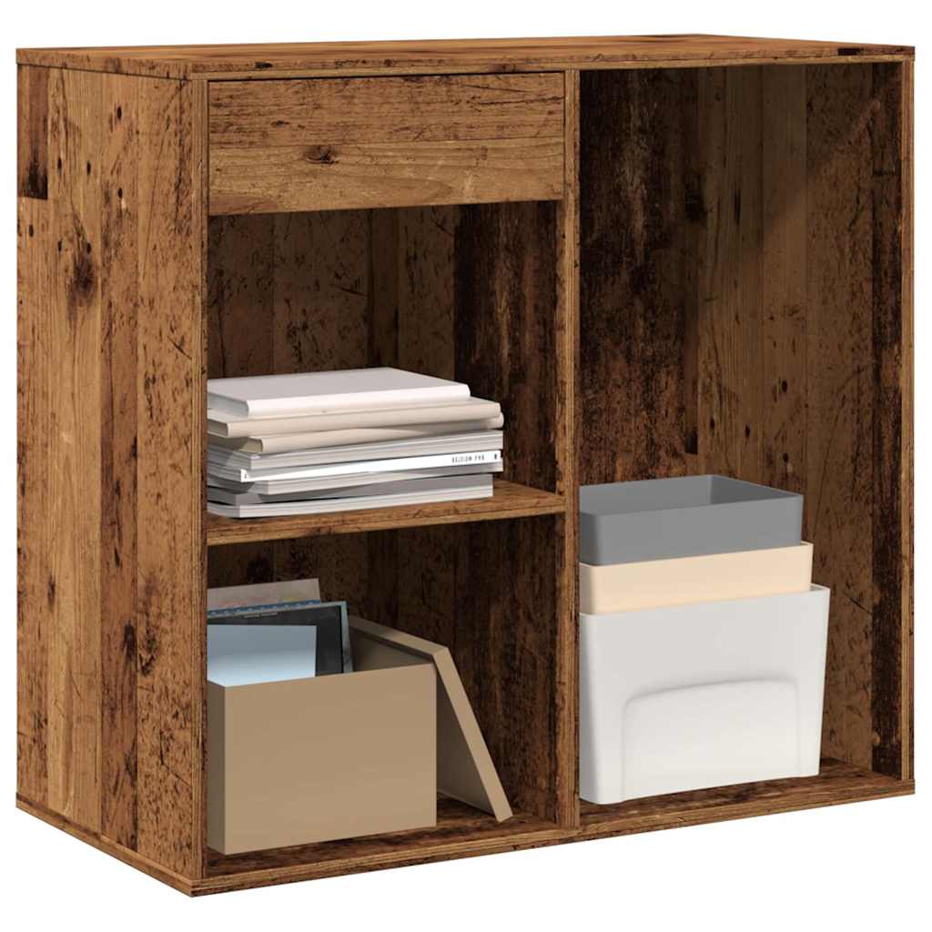 Armoire à cosmétiques vieux bois 80x40x75 cm bois d'ingénierie - XIOS