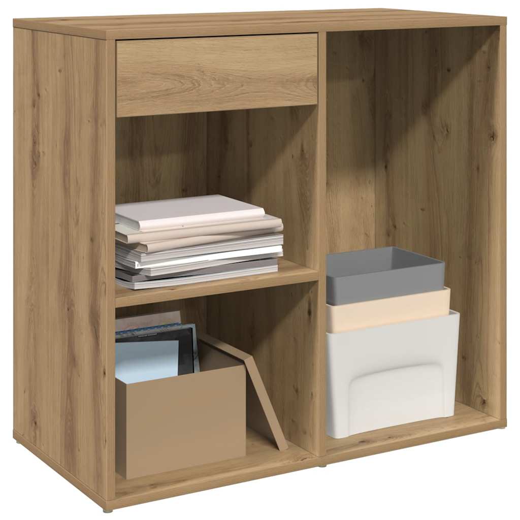 Armoire cosmétique chêne artisanal 80x40x75cm Bois d'ingénierie - XIOS