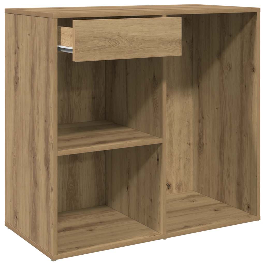 Armoire cosmétique chêne artisanal 80x40x75cm Bois d'ingénierie - XIOS