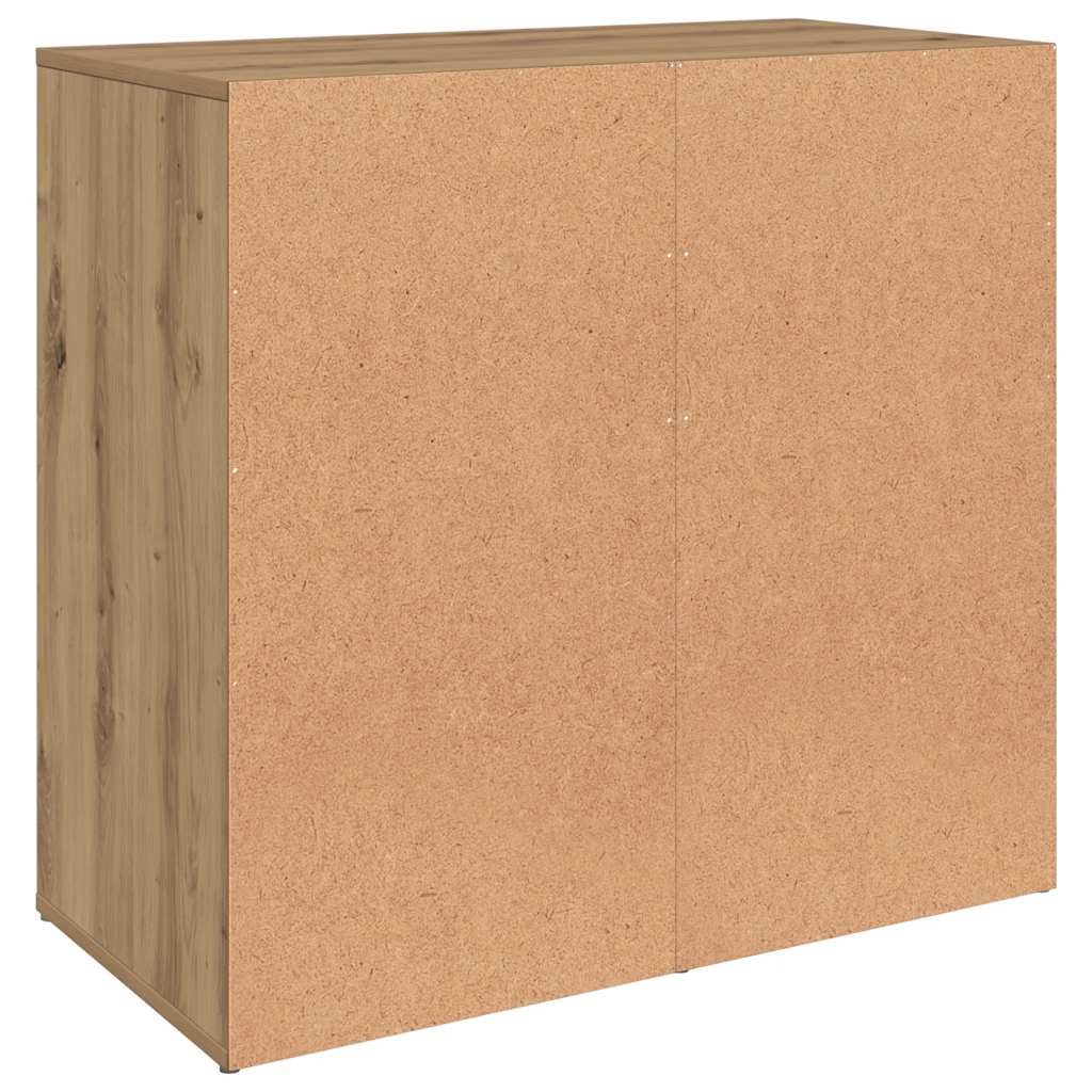 Armoire cosmétique chêne artisanal 80x40x75cm Bois d'ingénierie - XIOS