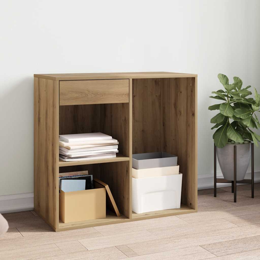 Armoire cosmétique chêne artisanal 80x40x75cm Bois d'ingénierie - XIOS