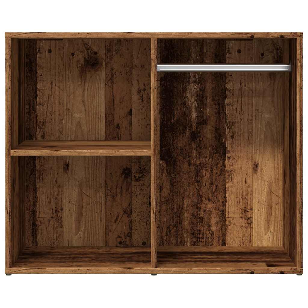 Armoire de dressing vieux bois 80x40x65 cm bois d'ingénierie - XIOS