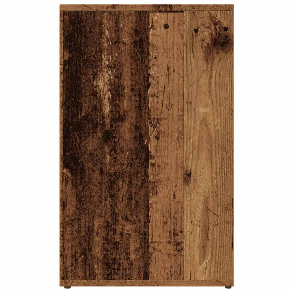 Armoire de dressing vieux bois 80x40x65 cm bois d'ingénierie - XIOS
