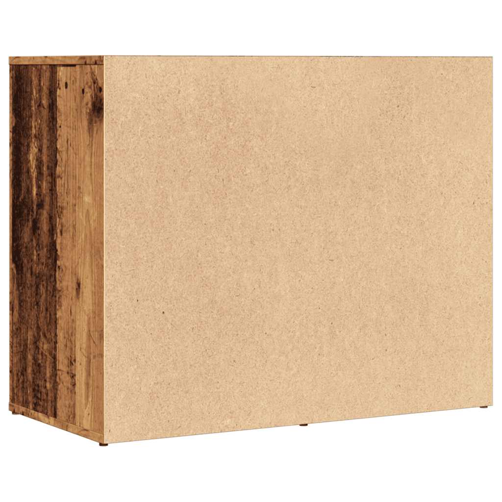 Armoire de dressing vieux bois 80x40x65 cm bois d'ingénierie - XIOS
