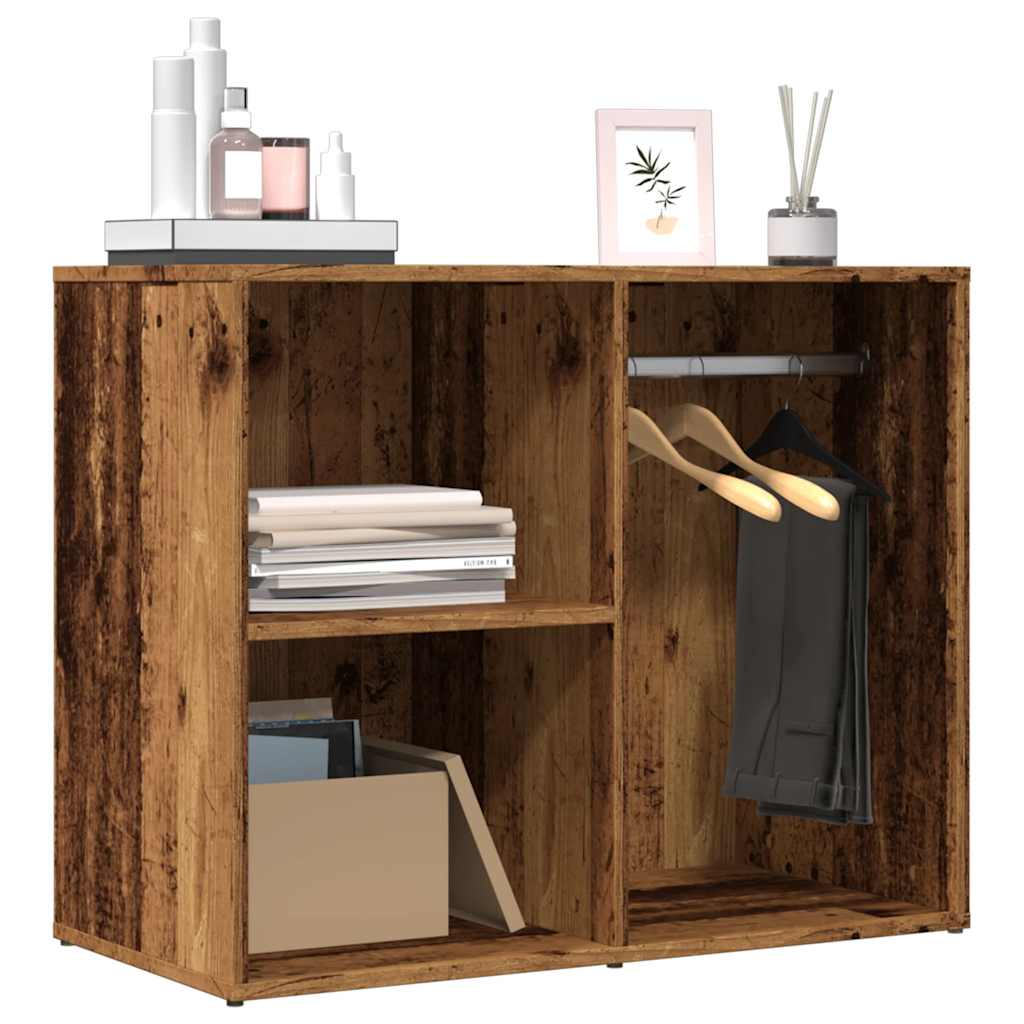 Armoire de dressing vieux bois 80x40x65 cm bois d'ingénierie - XIOS