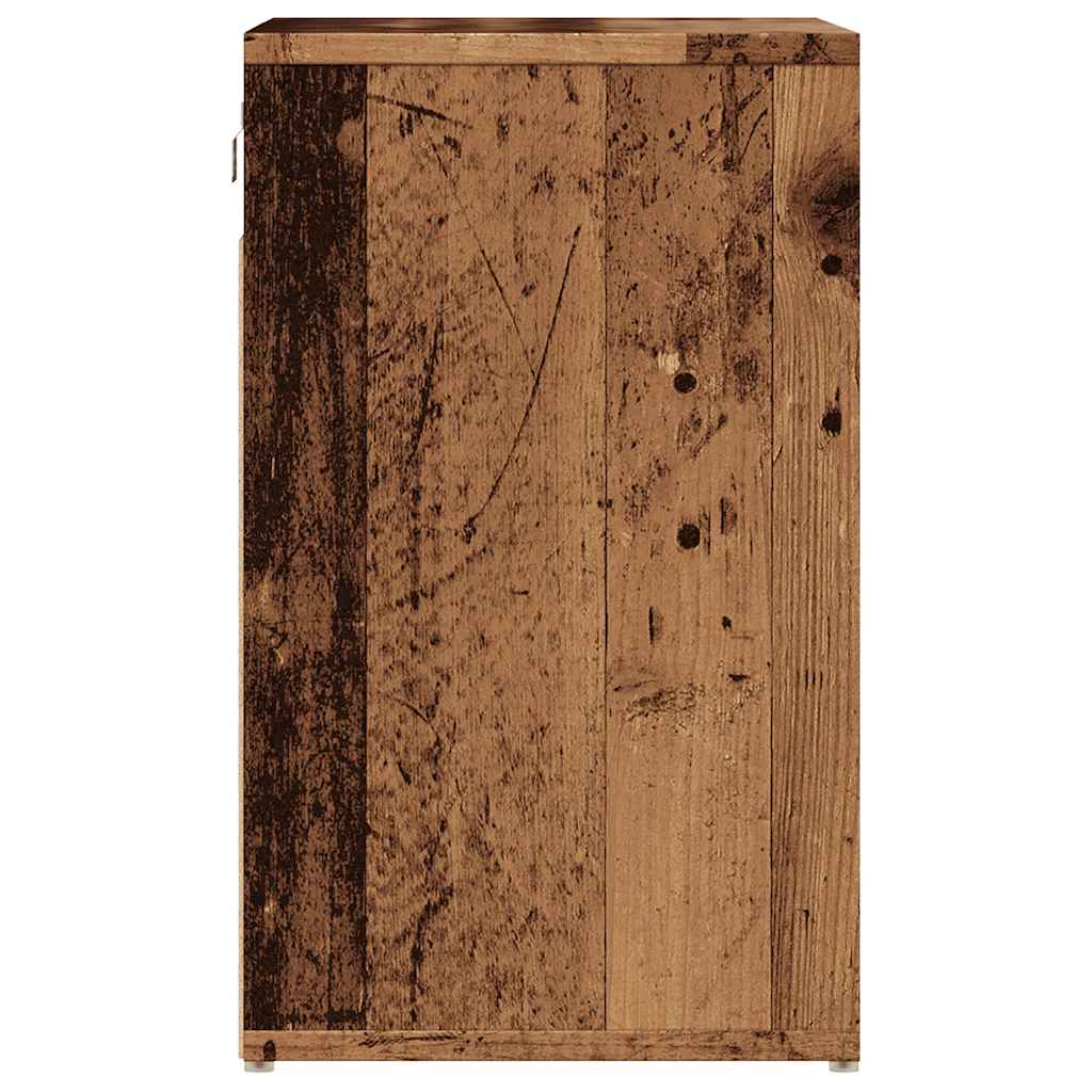 Armoire à chaussures vieux bois 52x30x50 cm - XIOS