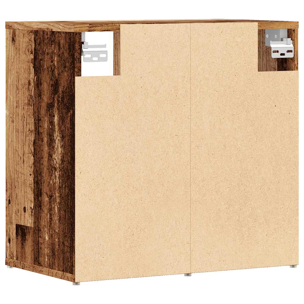 Armoire à chaussures vieux bois 52x30x50 cm - XIOS