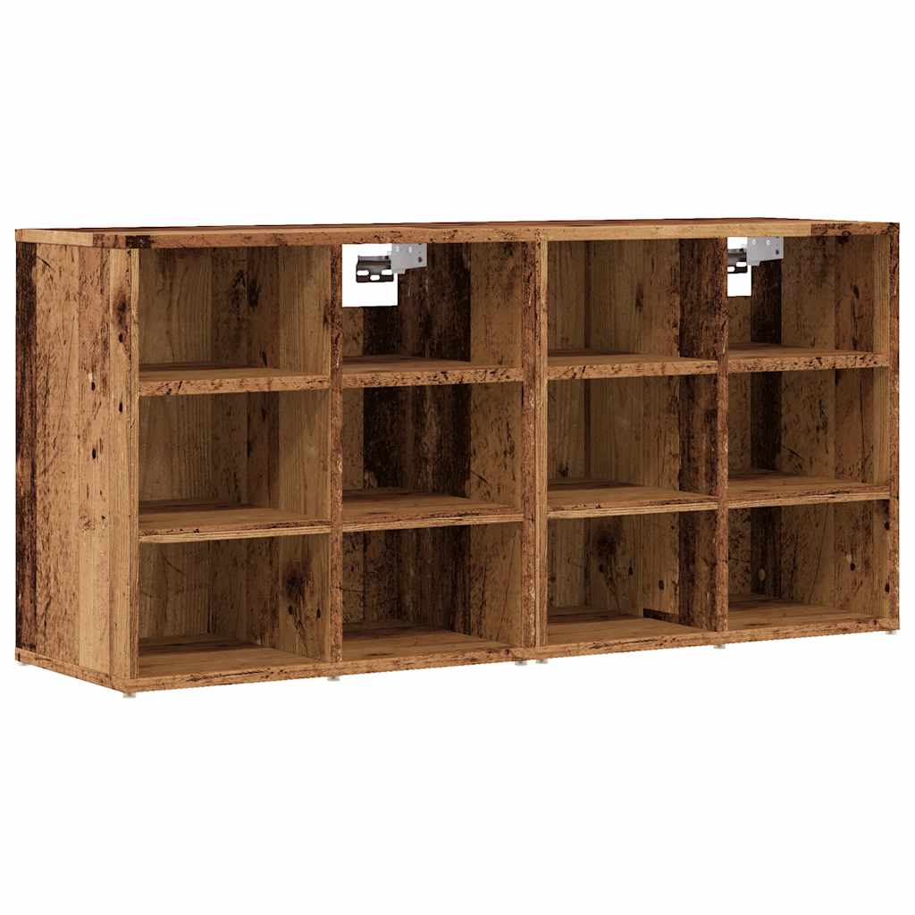 Armoires à chaussures 2 pcs vieux bois 52x30x50 cm - XIOS