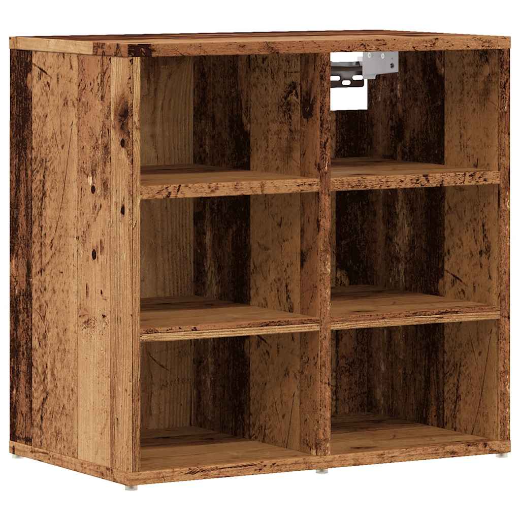 Armoires à chaussures 2 pcs vieux bois 52x30x50 cm - XIOS
