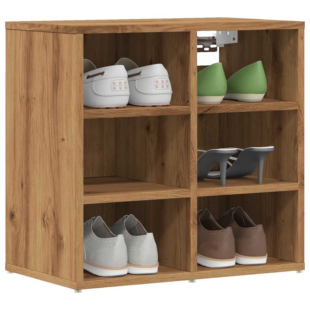 Armoire à chaussures chêne artisanal 52x30x50 cm - XIOS
