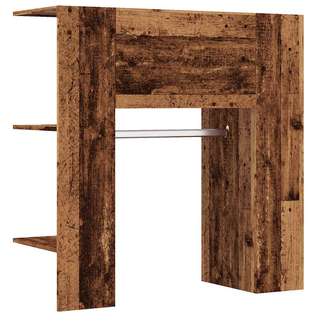 Armoire de couloir vieux bois 97,5x37x99 cm bois d'ingénierie - XIOS