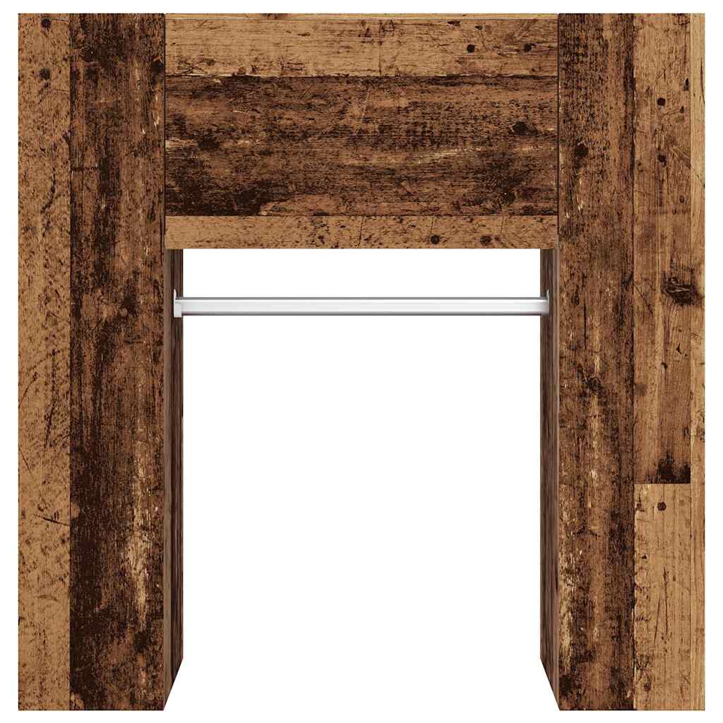 Armoire de couloir vieux bois 97,5x37x99 cm bois d'ingénierie - XIOS