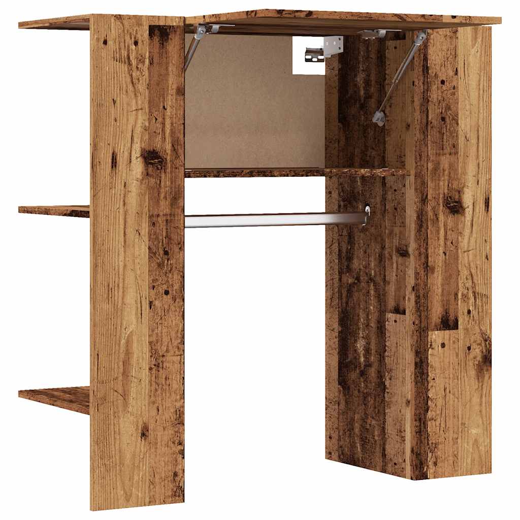 Armoire de couloir vieux bois 97,5x37x99 cm bois d'ingénierie - XIOS
