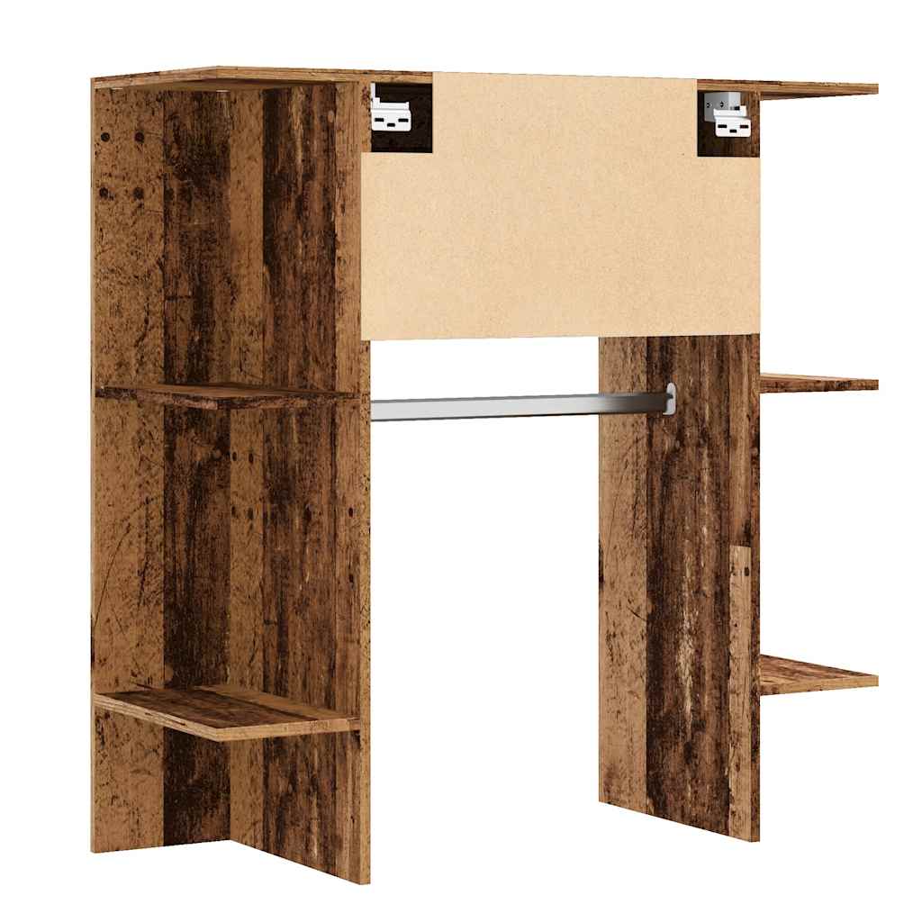 Armoire de couloir vieux bois 97,5x37x99 cm bois d'ingénierie - XIOS