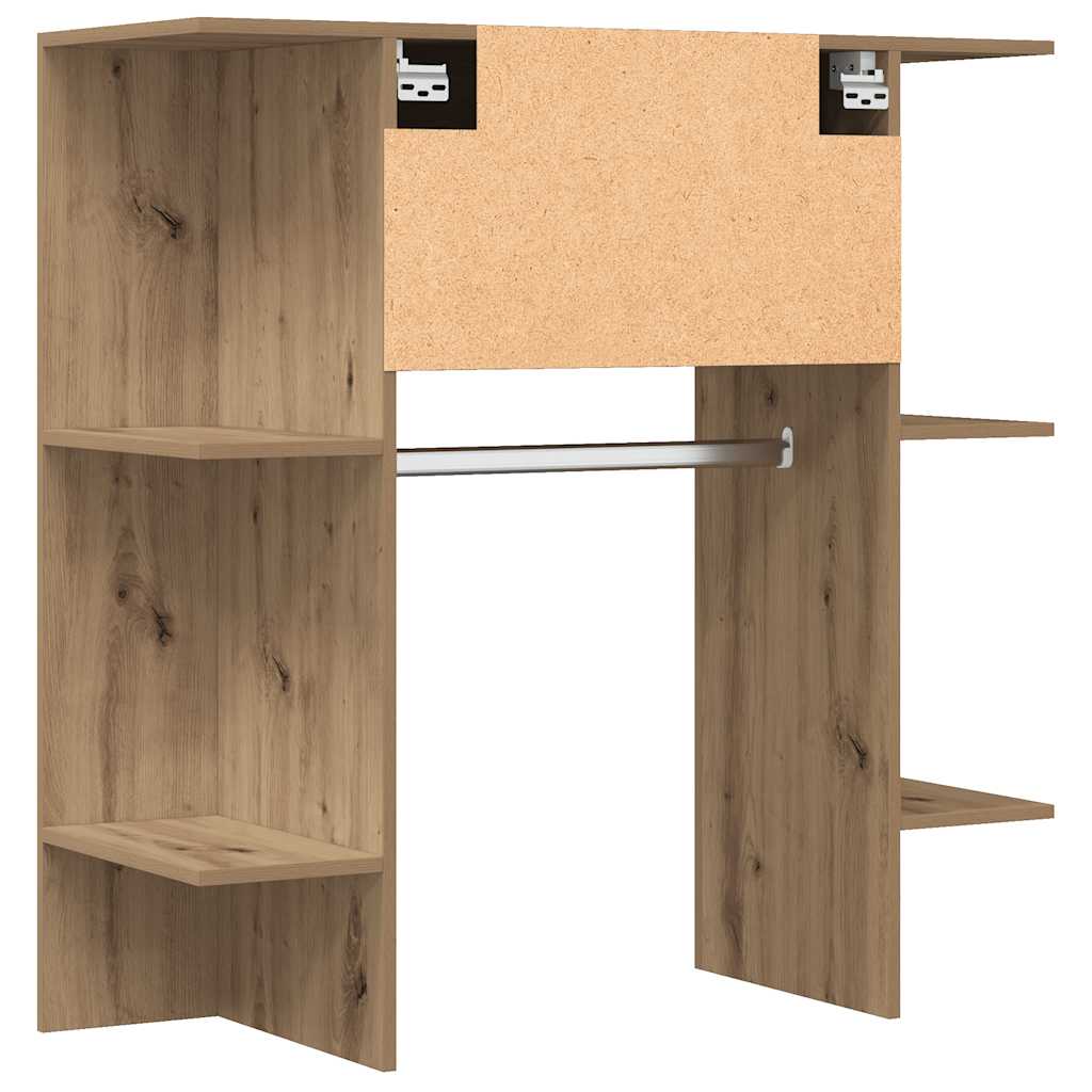 Armoire de couloir chêne artisanal 97,5x37x99cm bois ingénierie - XIOS