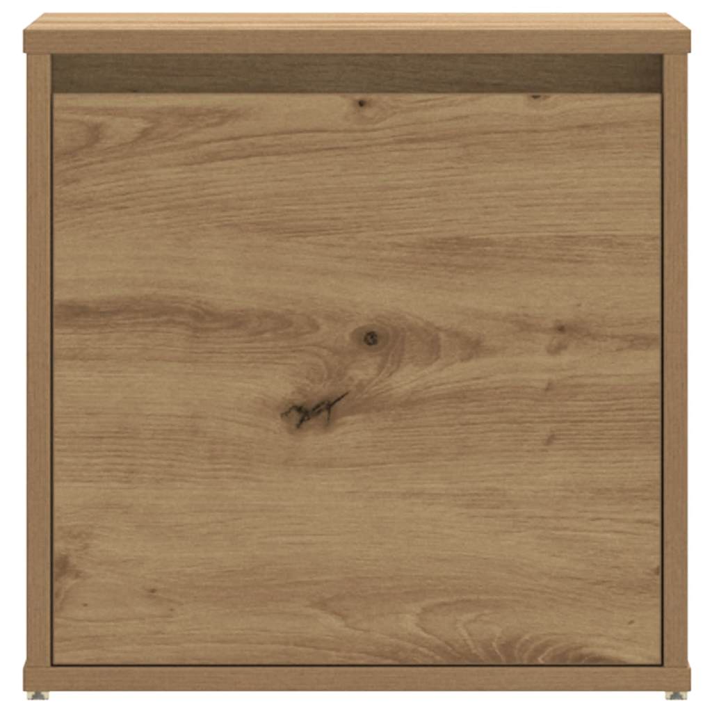 Tiroir boîte chêne artisanal 40,5x40x40 cm bois d'ingénierie - XIOS