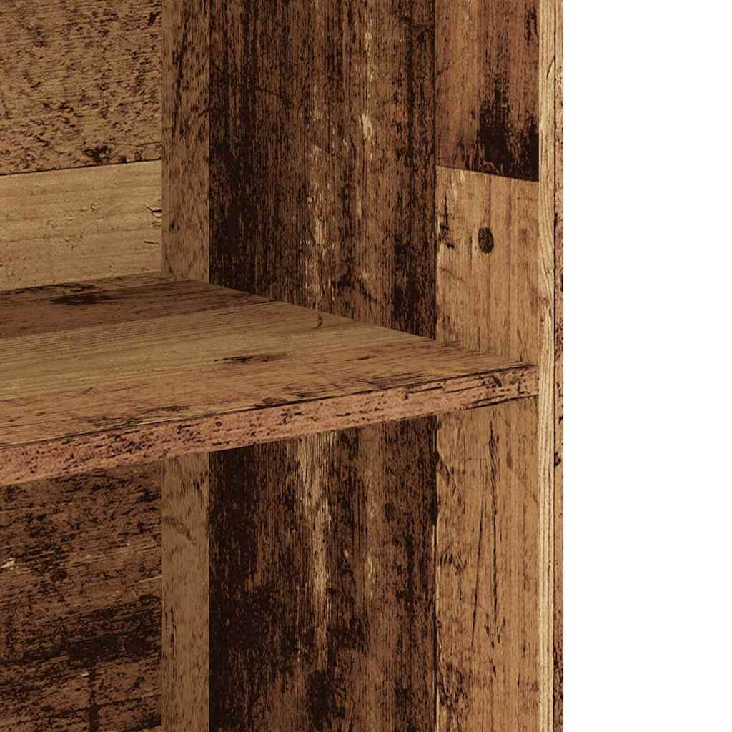 Armoire murale suspendue vieux bois 69,5x32,5x90 cm - XIOS