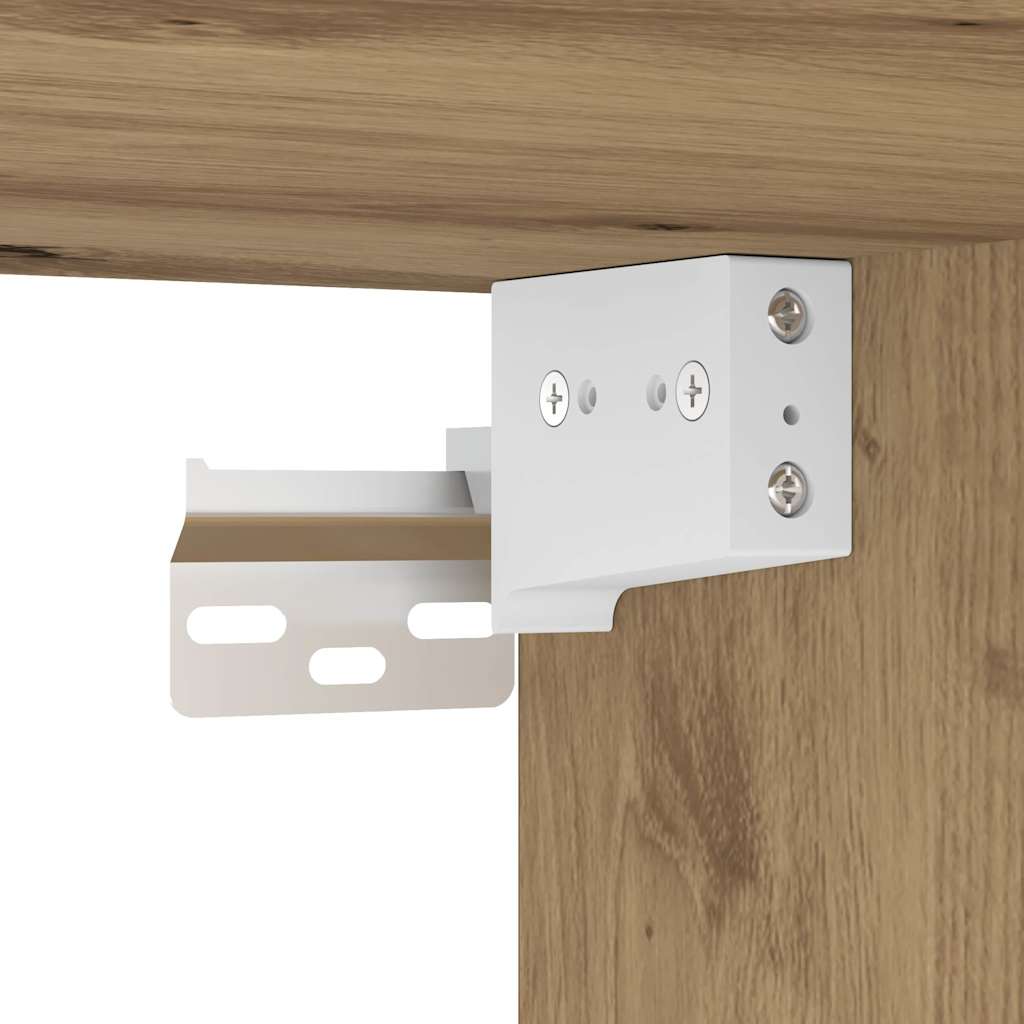 Armoire murale suspendue chêne artisanal 69,5x32,5x90 cm - XIOS