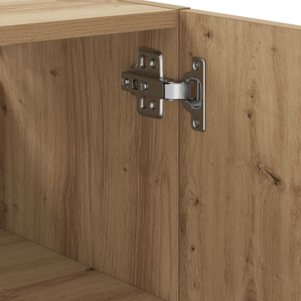 Armoire murale chêne artisanal 60x31x70 cm bois d'ingénierie - XIOS