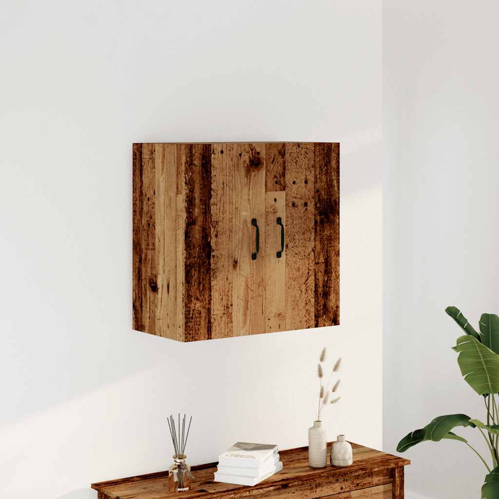 Armoire murale vieux bois 60x31x60 cm bois d'ingénierie