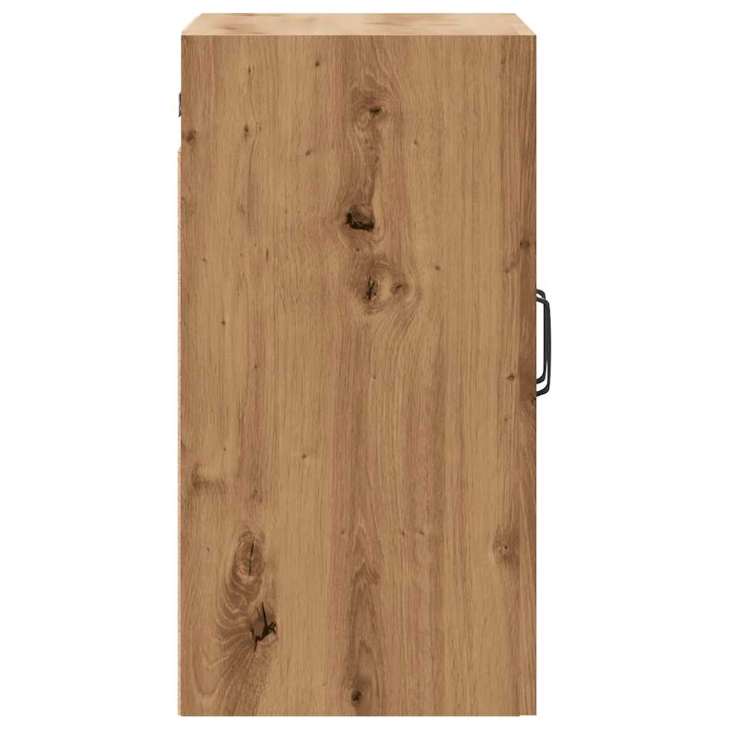 Armoire murale chêne artisanal 60x31x60 cm bois d'ingénierie