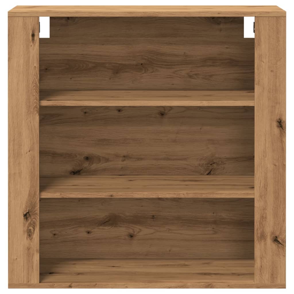 Armoire murale chêne artisanal 80x33x80 cm bois d'ingénierie - XIOS
