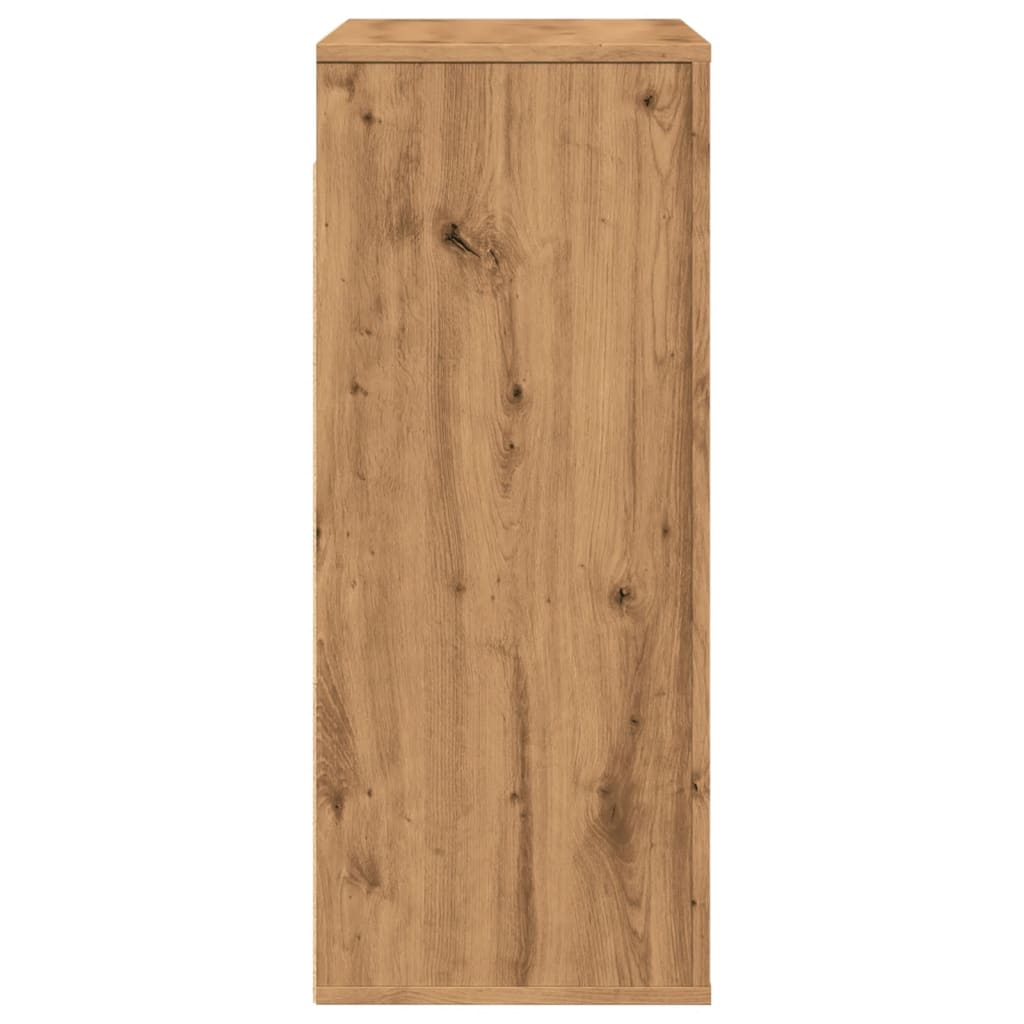 Armoire murale chêne artisanal 80x33x80 cm bois d'ingénierie - XIOS