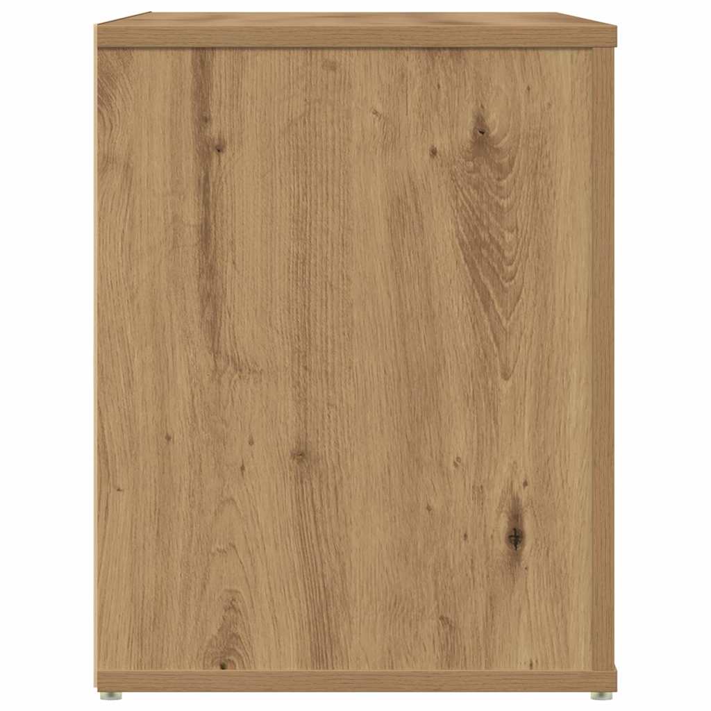 Banc à chaussures chêne artisanal 100x35x45cm bois d'ingénierie - XIOS
