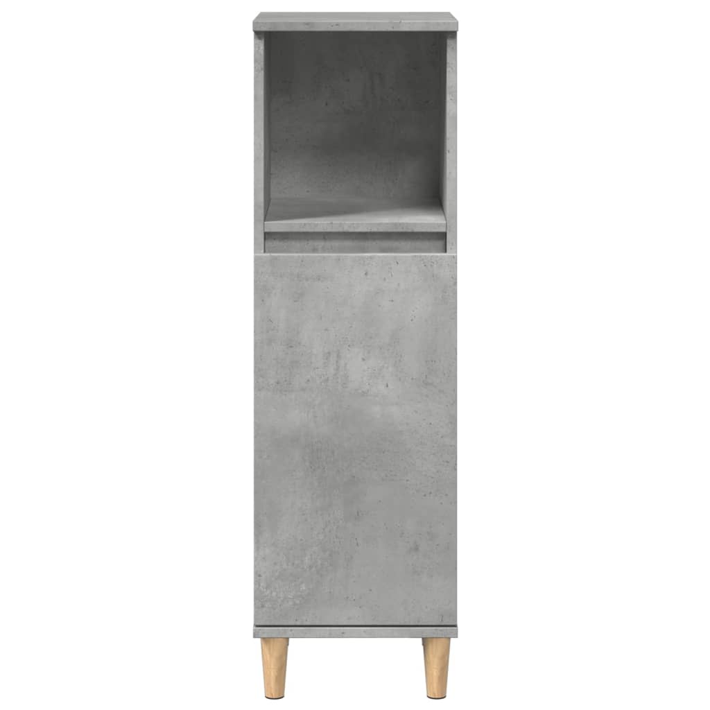 Armoire de salle de bain gris béton 30x30x100 cm Ensembles de mobilier pour salles de bains vidaXL