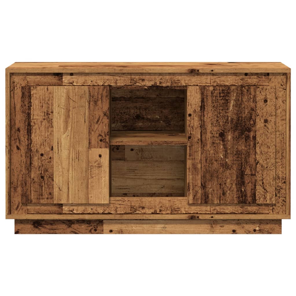 Buffet vieux bois 102x35x60 cm bois d'ingénierie - XIOS