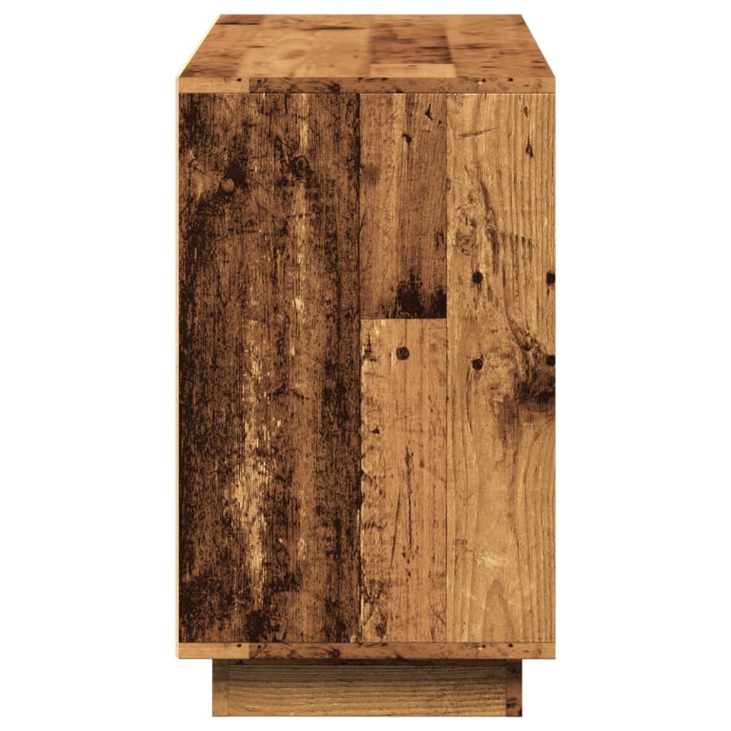 Buffet vieux bois 102x35x60 cm bois d'ingénierie - XIOS