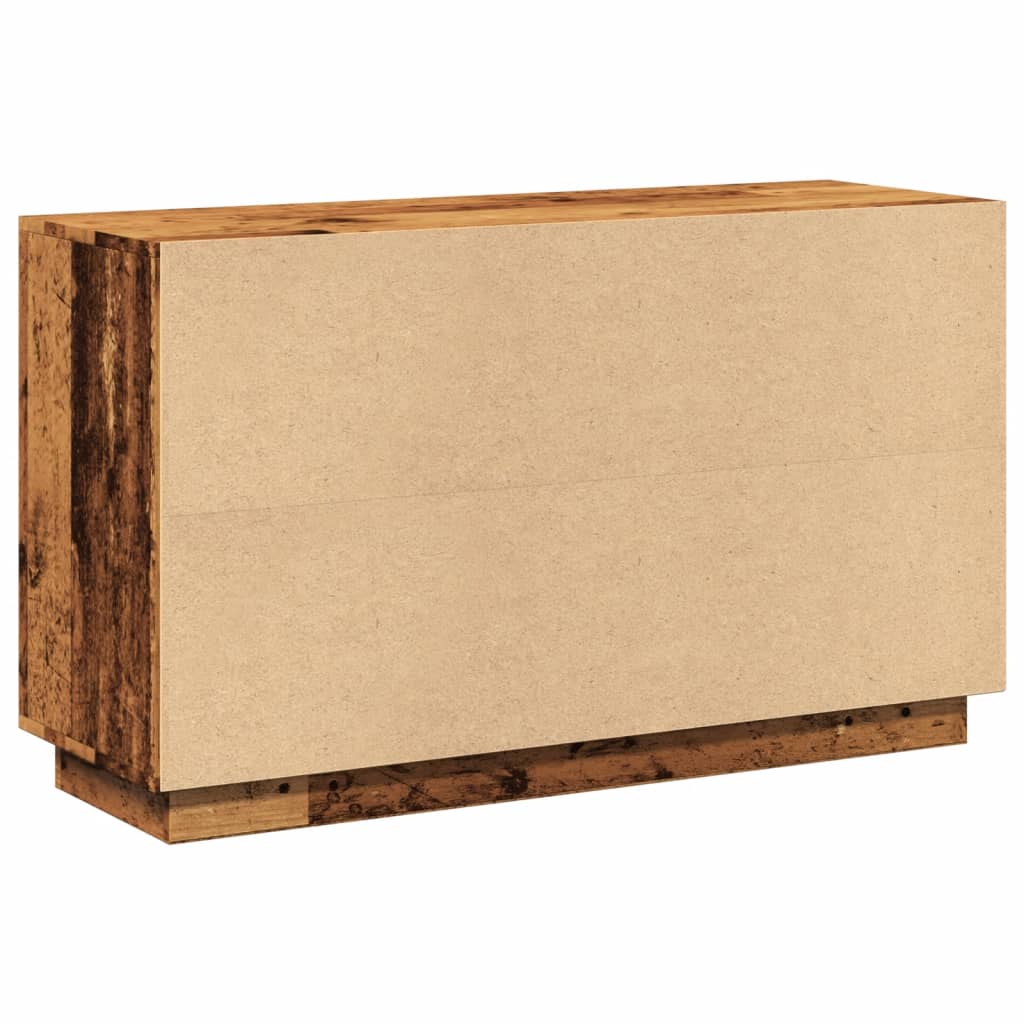 Buffet vieux bois 102x35x60 cm bois d'ingénierie - XIOS