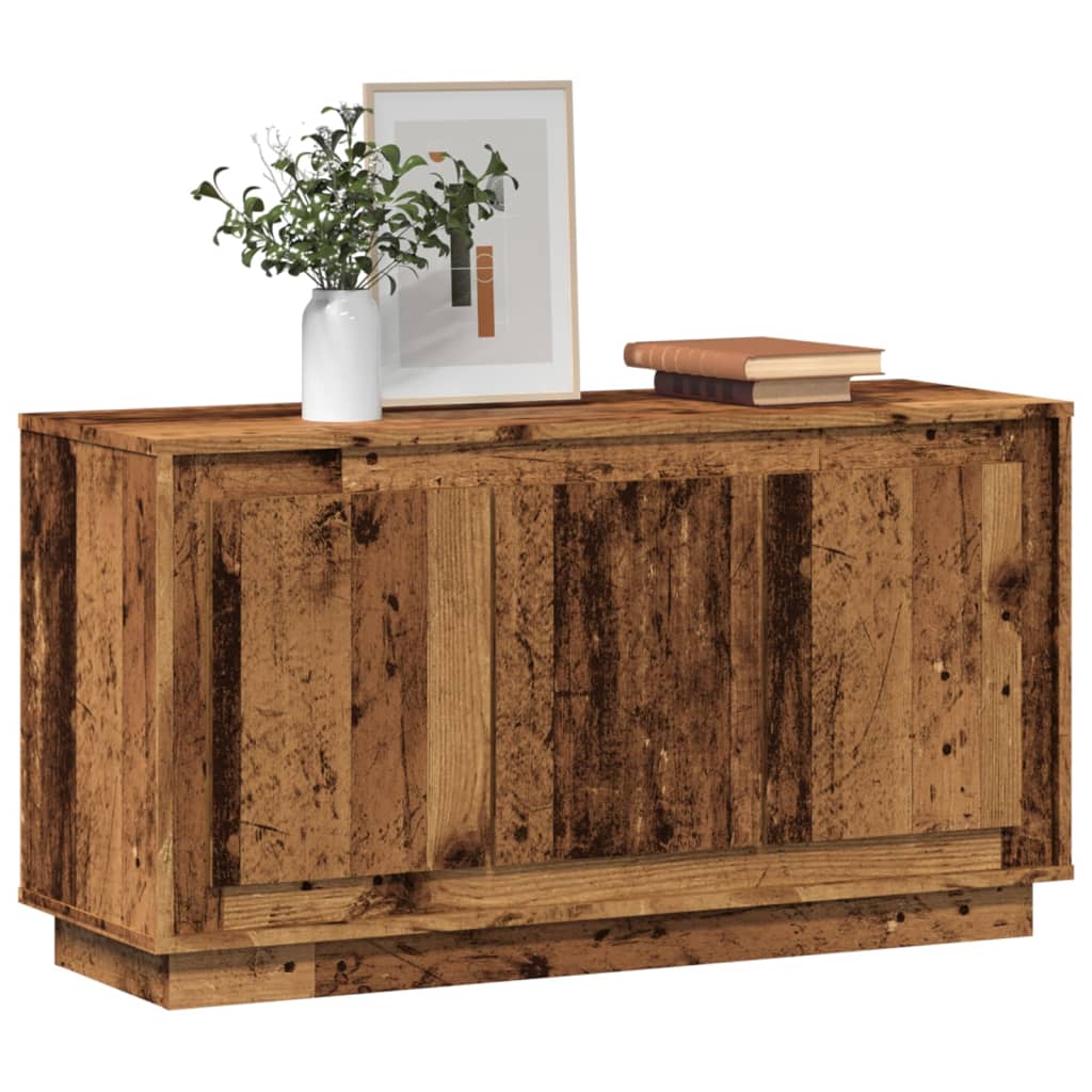 Buffet vieux bois 102x35x55 cm bois d'ingénierie - XIOS
