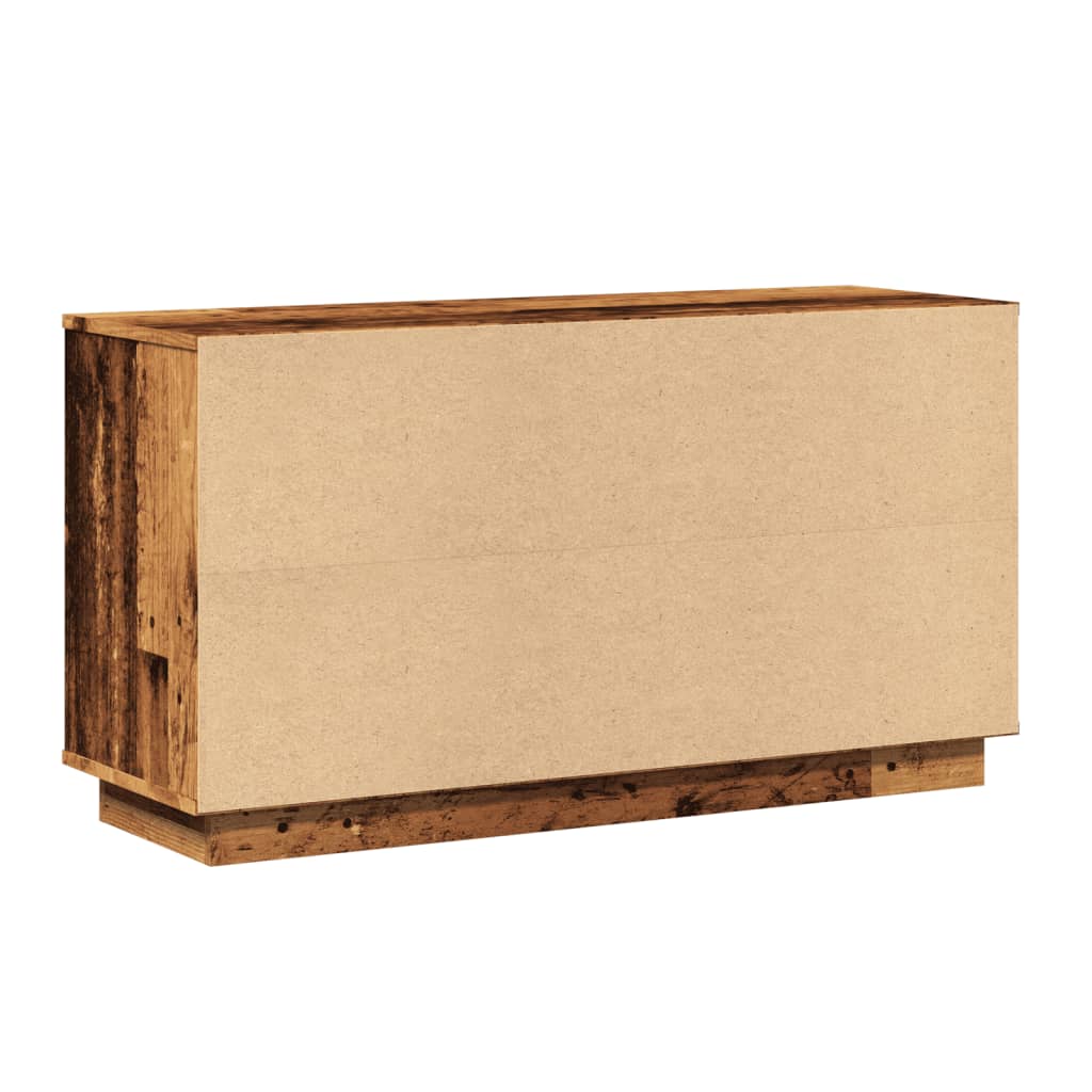 Buffet vieux bois 102x35x55 cm bois d'ingénierie - XIOS