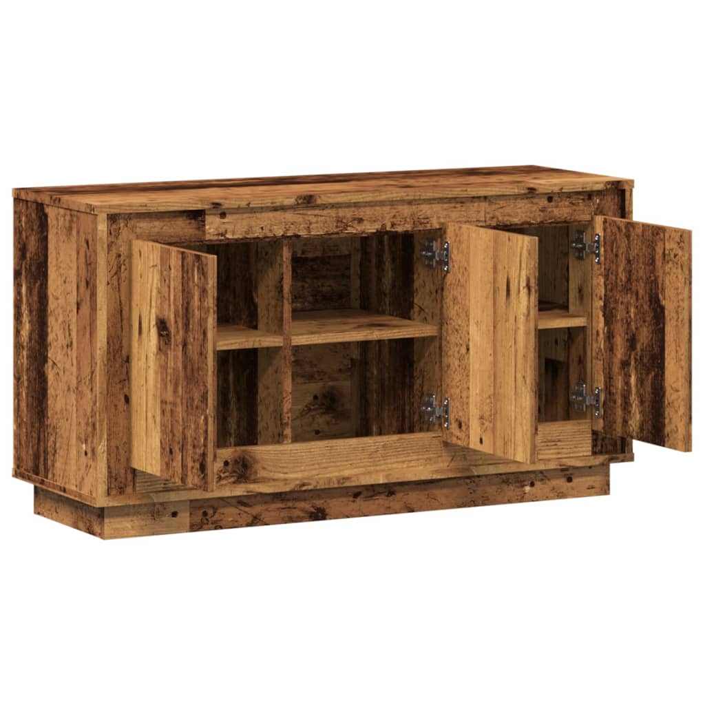 Buffet vieux bois 102x35x55 cm bois d'ingénierie - XIOS