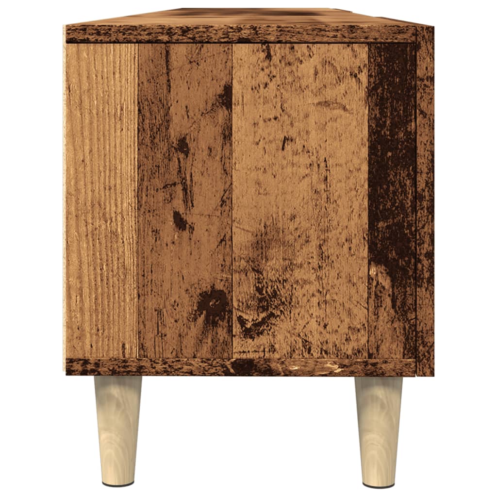 Meuble TV vieux bois 180x31,5x40 cm bois d'ingénierie - XIOS