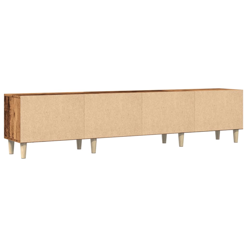 Meuble TV vieux bois 180x31,5x40 cm bois d'ingénierie - XIOS