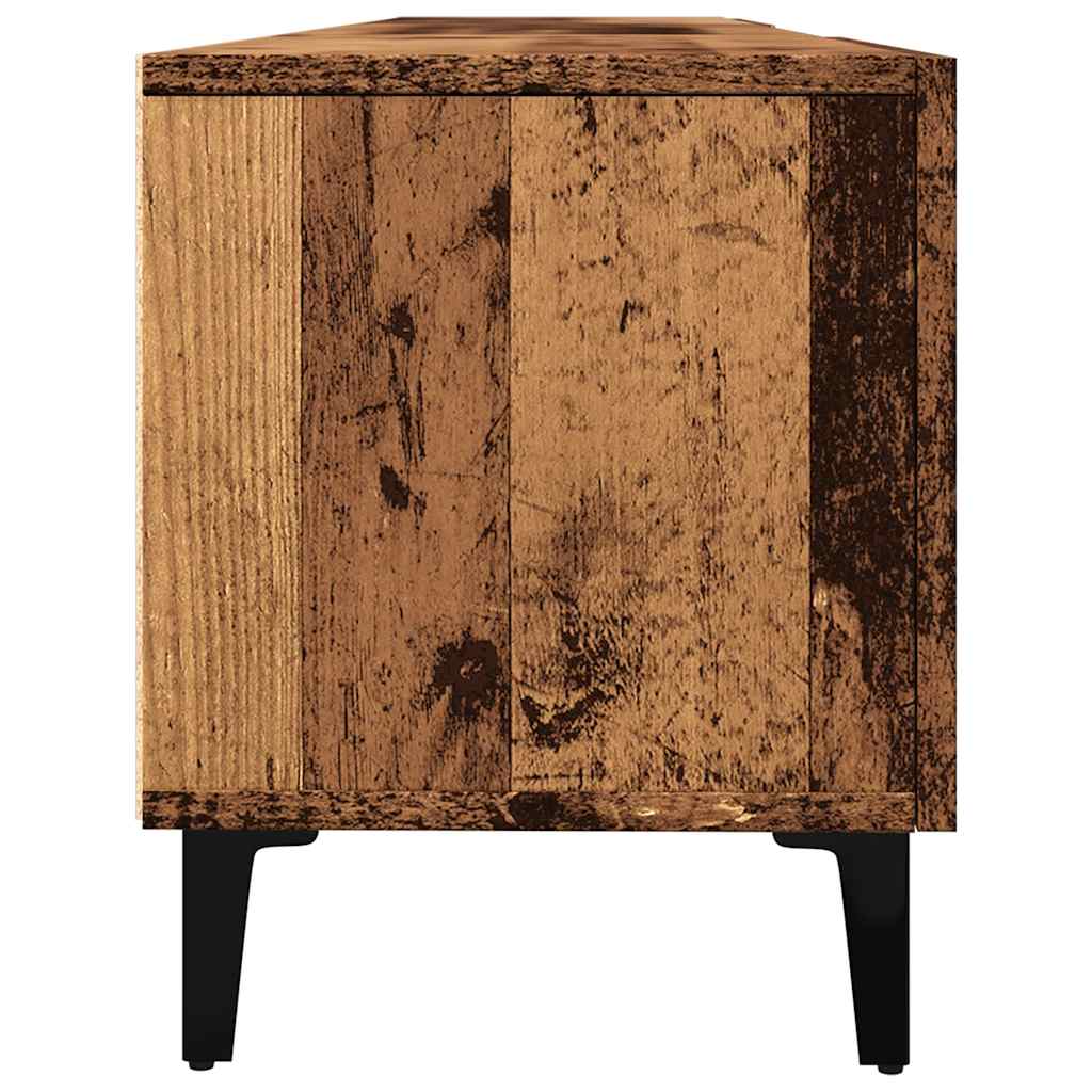 Meuble TV vieux bois 180x31,5x40 cm bois d'ingénierie - XIOS