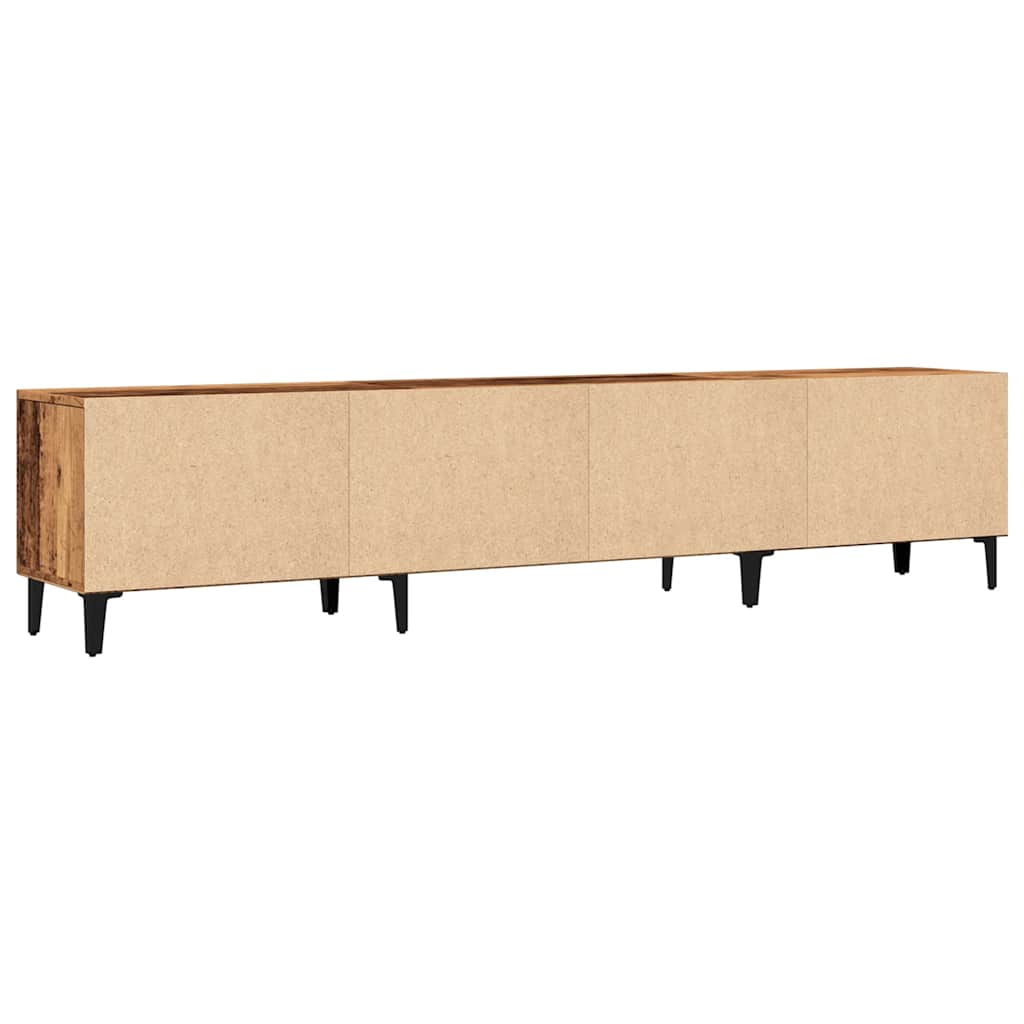Meuble TV vieux bois 180x31,5x40 cm bois d'ingénierie - XIOS