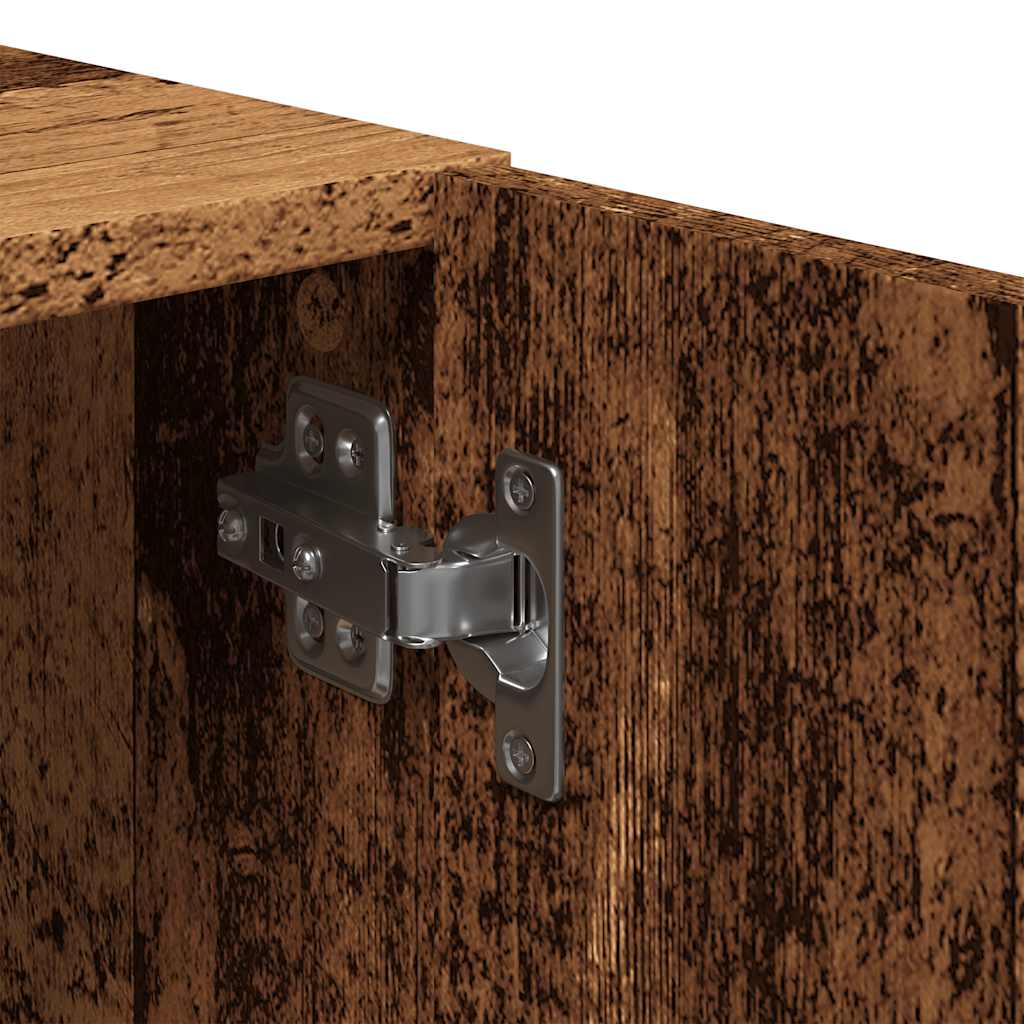 Meuble TV vieux bois 180x31,5x40 cm bois d'ingénierie - XIOS