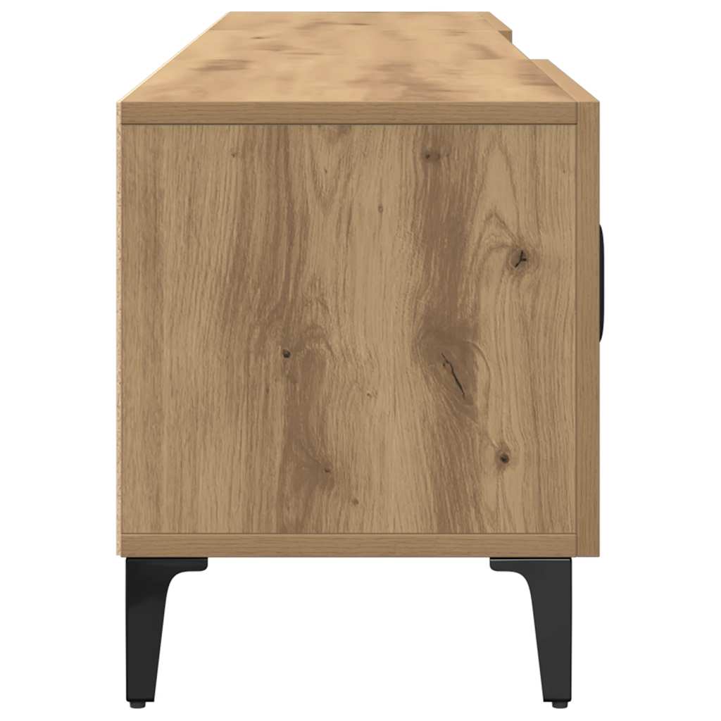 Meuble TV chêne artisanal 180x31,5x40 cm bois d'ingénierie - XIOS